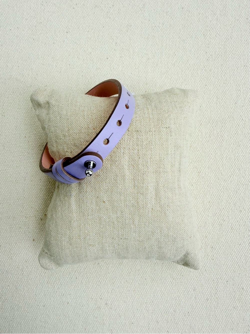 *Single Leather Bracelet Band* KEEP COLLECTIVE Retired Lavender/Pink  Display